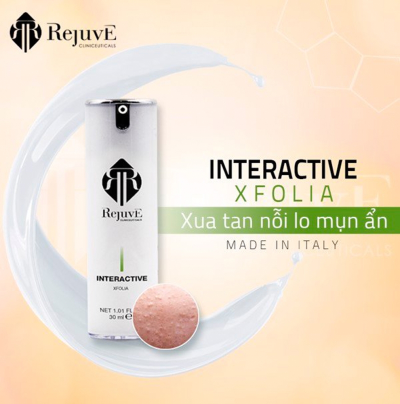 Rejuve Interactive Xfolia_Tinh chất tẩy da chết hóa học BHA 2%